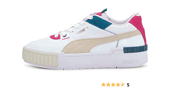 Buy PUMA Women's Cali Sport Sneaker, Puma White/Vaporous Gray/Digi Blue,  8.5 at Amazon.in