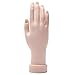 niceeshop(TM) Fleshcolor Flexible Soft Plastic Flectional Mannequin Model Fake Hand For Nail Art Practice