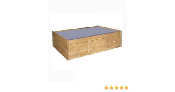 Antique Waxed Solid Pine Single 3ft Cabin Bed With Storage Drawers