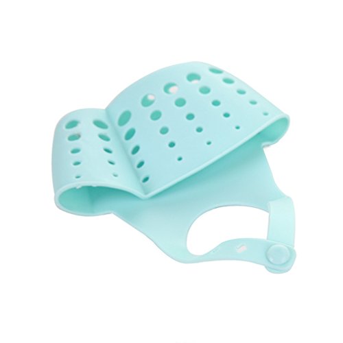 QHGstore Hängen Ablassbeutel Korb Bad Lagerung Gadget Werkzeuge Sink Halter aus Kunststoff blau - 3