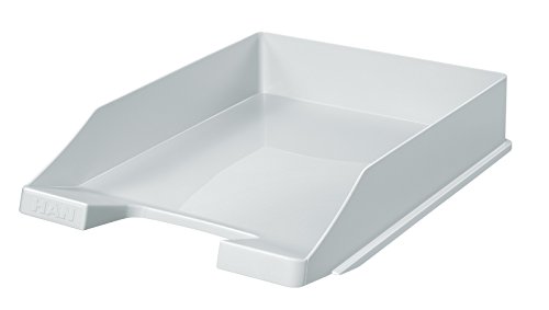 HAN 1027-X Briefablage KLASSIK, DIN A4/C4, stapelbar, stabil (lichtgrau, 2 x 10er Karton = 20 Stück)