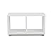 Produktbild Tenzo 1822-059 Box Designer Raumteiler 1 x 2 Holz, weiß, 35 x 73 x 42 cm