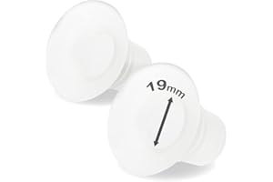 Nenesupply 19mm Flange Inserts Compatible with Elvie Flange Elvie Stride Flange Momcozy Flange Willow Flange Reduce 24mm to 19mm Replace Elvie Inserts Made by Nenesupply. Not Original Elvie Pump Parts