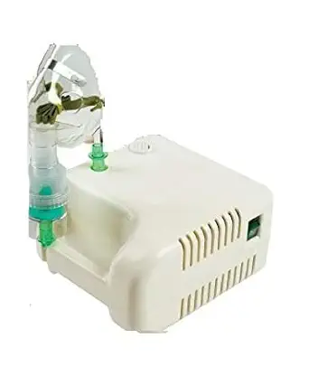 Thermomate Ultra Compact & Low Noise Piston Compressor Nebulizer for Child & Adult (White)