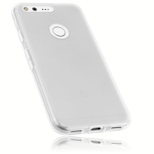 Preisvergleich Produktbild mumbi Schutzhülle für Google Pixel Hülle transparent weiss