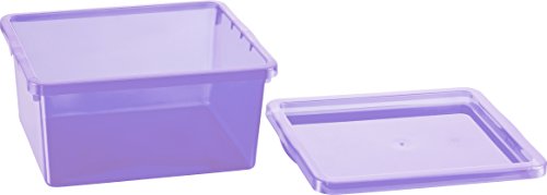 Kigima Basic Box 2l 5er Set Ordnungssystem Aufbewahrungsbox Aqua-Mix blau, türkis, lavendel - 4