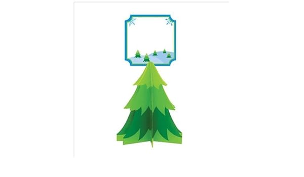 Segnaposto Natalizi Di Cartoncino.Segnaposto Albero Di Natale 3d In Cartoncino 8 Pz 161501 Amazon It Giochi E Giocattoli