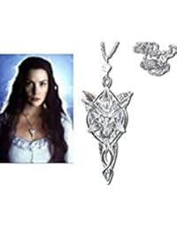 ARWEN COLGANTE Estrella De La Tarde COLLAR Official Replica Señor Anillos LORD RINGS Original BOX CERTIFICATE etc