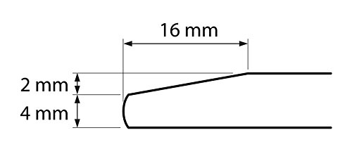 Kamin Glasplatte Bodenplatte Unterlegplatte Kaminplatte Funkenschutz mit Facette G1 - 3