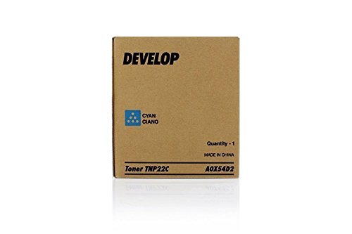 Original Toner passend für Develop Ineo + 35 P Develop TNP22C , TNP-22C A0X54D2 - Premium Drucker-Kartusche - Cyan - 6.000 Seiten