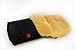 Kaiser Stroller Sheepskin Foot Muff Natura (Black)