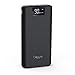 Produktbild Gogyre 21200mAh Power Bank Externer Akku Tragbar Ladegerät hohe Kapazität 2-Ausgang USB Powerbank mit Boston Batteriezellen und LCD Display für iPhone iPad Samsung S4 S5 S6 S7 Edge Tablets - Schwarz