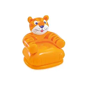 GILOL Happy Animal Tiger Chair for Kids Filled ; Size ( 66 cm x 64 cm x 71 cm )