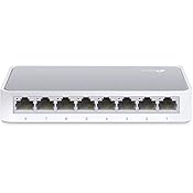 TP-Link TL-SF1008D 8-Port 10/100Mbps Desktop Switch (White/Grey)