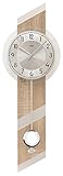 pendeluhren kaufen Quartz-Pendelwerk Moderne Wanduhr mit Quartzwerk, batteriebetrieben AMS -Quartz-Pendeluhr 69cm- 7415
