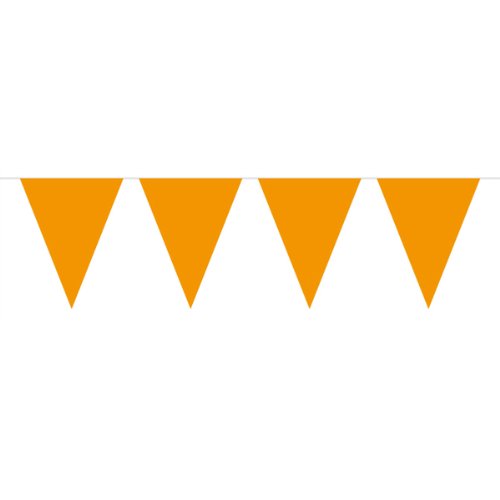 NEU Wimpelkette orange, 10 m