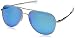 Produktbild Oakley Unisex-Erwachsene Elmont 411915 60 Sonnenbrille, Silber (Satin Grey Chrome/Prizmsapphirepolarized),
