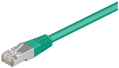 Goobay CAT5e SFTP Netzwerkkabel (2x RJ45, 0,5m) grün