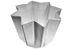 LIOTTI TEGLIA STAMPO TORTIERA FORMA PANDORO PANETTONE NATALE ALLUMINIO 1000gr