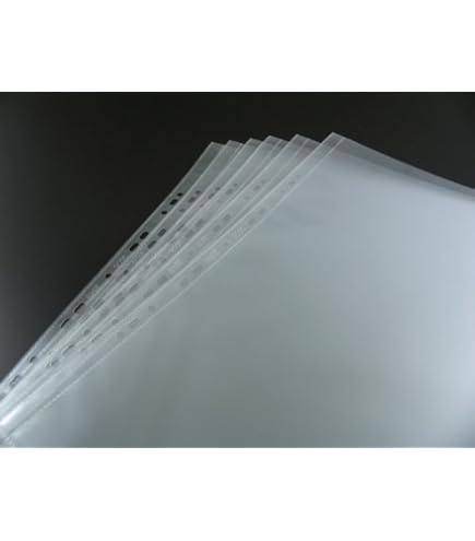 25 x A1 Portret Glas Clear Geponste Zakken Portefeuilles Ring Binder