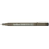 Artline Drawing System 0.2 &Ccedil;izim Kalemi, 0.2 mm, Siyah