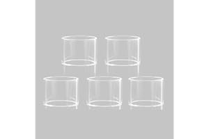 RUIYITECH 5 PCS Glass Tube Replacement for GEEKVAPE Zeus Z Max Tank (Straight)