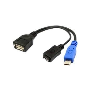 2x Adattatore USB OTG Micro USB 3 In 1 – Maschio A Femmina Con Alimentazione - Foto 2