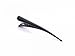 Mytoptrendz® Black Alligator Beak Hair Clip with teeth 13cm Long Metal Concord Clip (PACK OF '2')