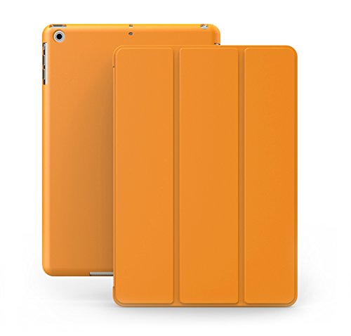 Khomo iPad Mini 1, 2, 3 Hülle Case Orangenes Gehäuse mit doppelten Schutz ultra dünn und leicht, Smart Cover - Dual Orange
