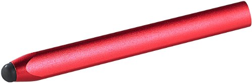 Callstel Touchscreen-Eingabestift aus satiniertem Aluminium, rot