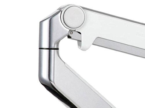 Humanscale M8BW1S Monitorhalterung, Metall, weiß, 680 x 140 x 520 cm - 2