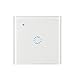 Produktbild IGEMY 1/2/3 Drahtloser Fernbedienungs Wandschalter, Smart Home Kapazitiver Handschalter für EU (Weiß, 3 Wege Schalter)
