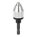 Produktbild SIridescentZB 1 / 4inch Sechskantschaft 0,3-6,5mm Elektro Grinder Schnellwechselbohrfutter Konverter Silber
