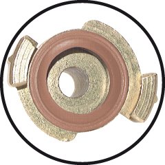 GK-Schlauchkupplung,16 (5/8″)mm Schlauch, Messing Werkstoff:Messing Schlauch Ø innen:16 (5/8″)mm - 2