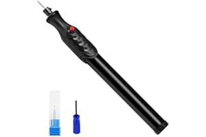 SHIRYLZEE Gravierstift, Elektrische Gravierstift mit Diamantspitze, Tragbare Drahtlose Schnitzwerkzeuge Gravur Gerät für DIY Schmuck Metall Glas Kunststoff Holz Keramik Steinschnitzerei