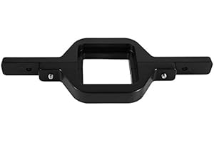 Keenso - Support de Fixation Universel pour Feux de Remorquage Attelage de Remorquage LED pour Feu de Recul Inversé - Alliage d'Aluminium Noir - Montage sur Attelage de Remorquage