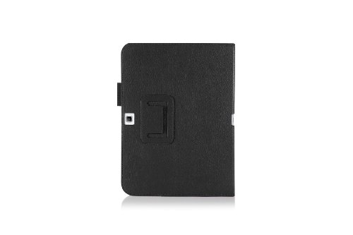 Schutzhülle / Cover / Tasche für Samsung Galaxy Tab 4 10.1″ T530 – mit praktischer Halteschlaufe – Schwarz - 6