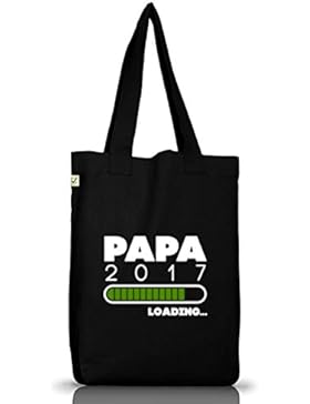 Geschenkidee Jutebeutel Stoffbeutel Earth Positive mit Papa 2017 Loading... Motiv von ShirtStreet