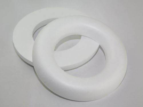 Polystyrene Shapes Half Ring (Wreath) 25cm x 2 shapes