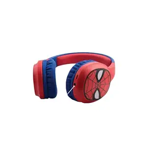 Reconnect Marvel On Ear Wireless Headphone with Built in mic, Sweat Resistant, Siri/Alexa/GoogleOk Compatible, 24hrs Playtime, Super Hero Design (Spiderman)