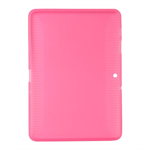 [A4E] Samsung Galaxy Tab 2 10.1 P5100 P5110 TPU Schutzhülle Hülle Case Zubehör Tasche, formbeständiges TPU / Silikon in rosa / pink - 3
