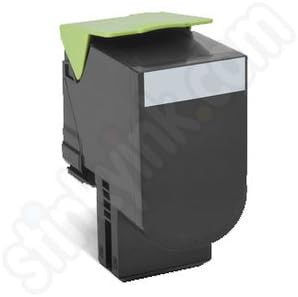 GREAT VALUE Remanufactured Lexmark 802SK (Hi Capacity) Black toner cartridge for your CX410, CX510 laser printer (Black) (4,000 Page Yield)