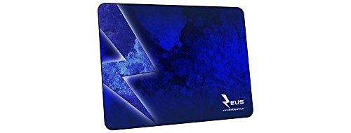 Mars Gaming MMPZE1 - Alfombrilla gaming para PC  base de caucho natural  superficie nanotextil  m  xima comodidad y rendimiento   color azul