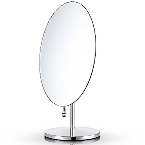 Miusco TabletopMakeupKosmetik Spiegel, Oval, 9.8x6.3 Zoll