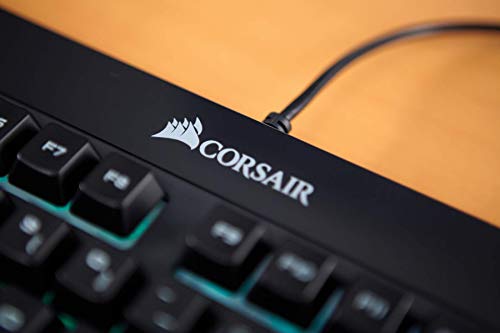 Corsair K55 RGB - Teclado Gaming  Retroiluminaci  n Multicolor RGB  QWERTY   Negro