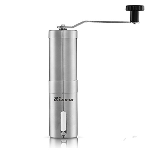 Rixow Hand Kaffeemühle Handkaffeemühle Espressomühle mit keramikmahlwerk