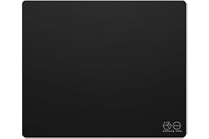 Lethal Gaming Gear Saturn Pro Tapis de Souris Gamer - XL - Soft - Noir - Tapis Souris Rectangulaire pour PC Gamer et Le Bureau (490 x 420mm)
