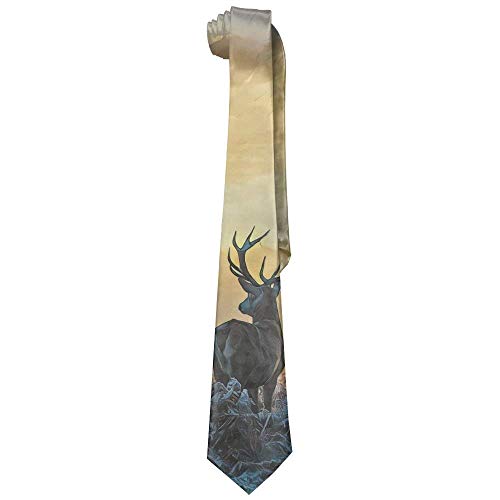 Preisvergleich Produktbild LoveBiuBiu Mi-lu Deer Design Mens Necktie Fashion Silk Tie