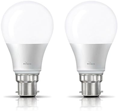 MAGIK - Century LED Limited 14-Watts B22 LED White Bulb, Pack of 2, Cool Light