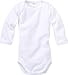 Produktbild wellyou, Kinder Baby-Body Langarm-Body, klassisch weiß, für Jungen und Mädchen, Feinripp 100% Baumwolle, Größe 104-110